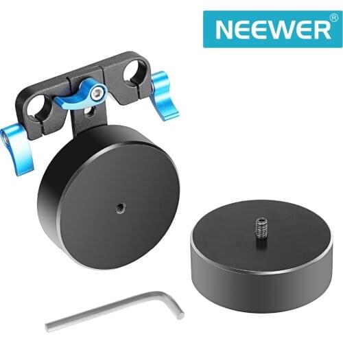 Neewer Aluminum Alloy 4.6lbs/2.1kg Removable Counter Weight for Balancing Shoulder Mount Rig Stabilizer Fits 15mm Rods