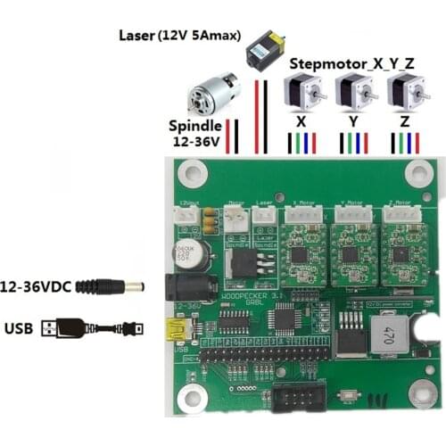 CNC control board GRBL engraving machine control board For CNC 1610,2418,3018