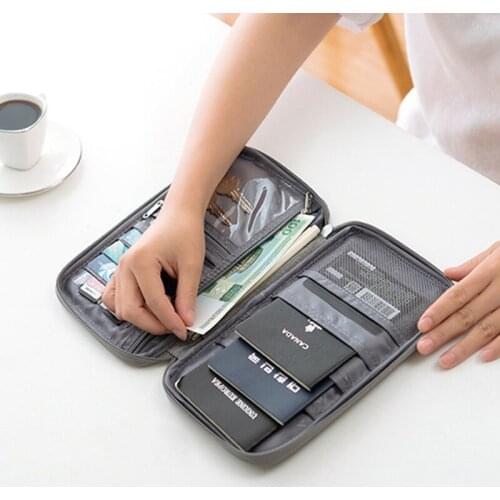 Family Travel Organiser Passport Document Holder RFID Cards Tickets Wallet Pouch Storage Travel Passport Wallet 2 Size
