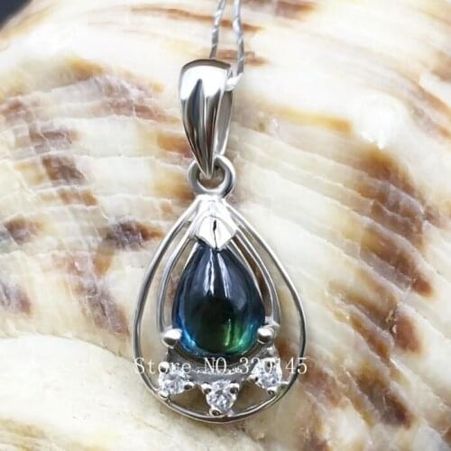 18 k Jin Tianran sapphire pendant female