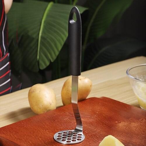 1Pc Pressed Potato Masher Ricer Puree Juice Maker Potato Pusher Smooth Mashed Potatoes Garlic Crusher Fruit Tools Kitchen Gadget