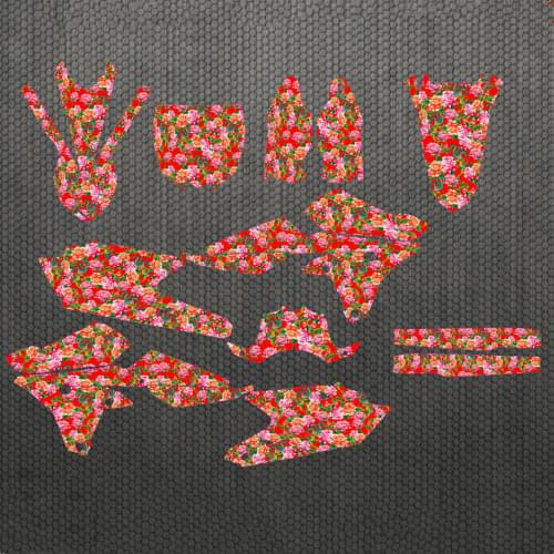 Free customized Motorcycle 3M Graphics DECALS STICKERS Kits For Yamaha WRF450 WR450F 2016 2017 2018 WR 450F For Yamaha 450 WRF