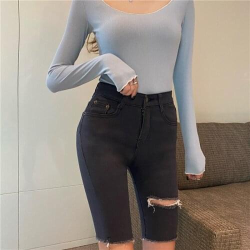 HKML Womens Summer Jeans