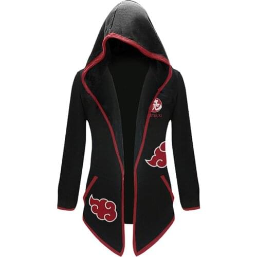 Anime Namikaze Minato Cosplay Costume Hoodie Trench Akatsuki Cloak Halloween Carnival Costume