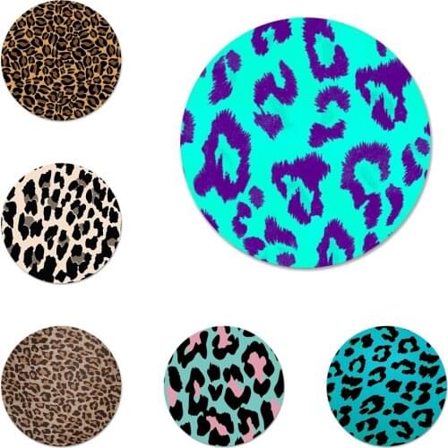 58mm Fashion Tiger Printed Leopard Panther Icons Pins Badge Decoration Brooches Metal Badges For Clothes Backpack Decoration