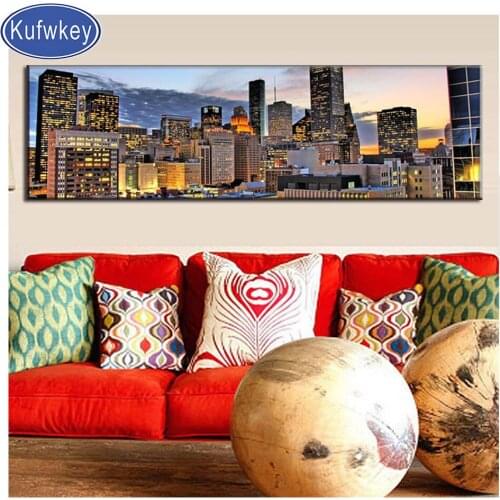 Beautiful city night building diamond painting full square/round mosaic cross stitch diamond embroidery for living room decor