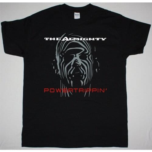 The Almighty Powertrippin1993 Hard Heavy Metal Ricky Warwick New Black T-Shirt