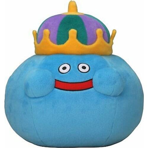 New Cartoon Dragon Quest King Slime Plush For Girls Boys Kids Stuffed Toys Children Gifts