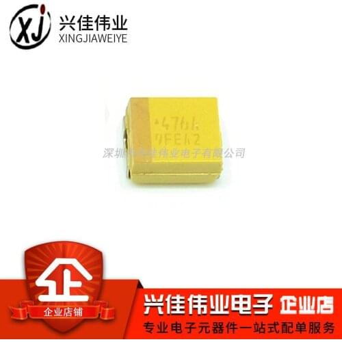 Original 20pcs/ B3528 10V 47UF ±20% TAJB476M010RNJ 1210 Tantalum Capacitor