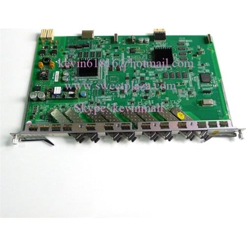 ZTE 8 ports GPON board for C300 and C320 OLT. GTGO board with 8 C+ modules or C++ B+.GTGOE GTGOG