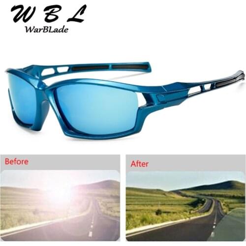 WarBLade Men Brand Design Polarized Sunglasses Driver Shades Male Vintage Square Sun Glasses For Men Mirror Summer UV400