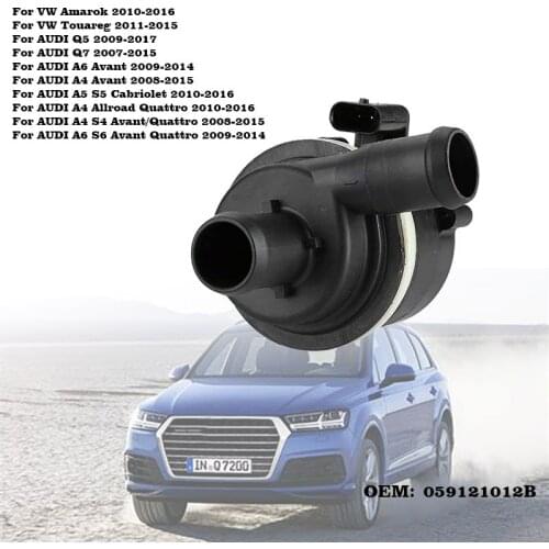 059121012B 059 121 012B Engine Cooling Auxiliary Electric Coolant Water Pump for Audi Q5 Q7 A4 A5 A6 A7 for VW Amarok Touareg