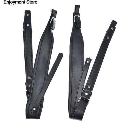 1 Pair Adjustable Accordion Straps For PU Leather Shoulder Straps Harness 16-120 Bass Comfortable Accordion Shoulder Straps