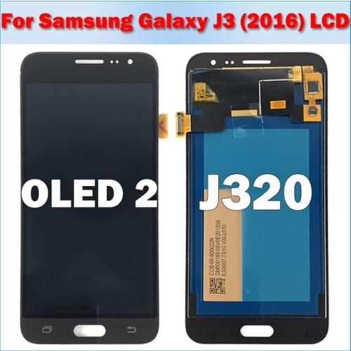 100% Test For Samsung Galaxy J3 2016 J320 J320F J320G LCD Display Touch screen Digitizer Assembly For Samsung J3 2016 J320F LCD