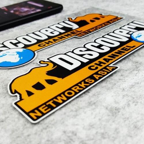 2pcs Car Stickers Networks Asia Motorcycle Oil Tank Body Side Box Decals Reflective