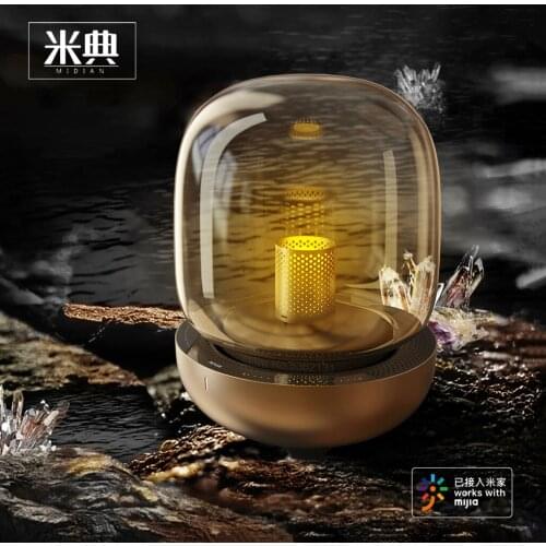 MIDIAN Music Atmosphere Light Wireless Bluetooth-compatible Speaker APP Timming No-Blue Light Bedside Lamp Night Light Mijia APP