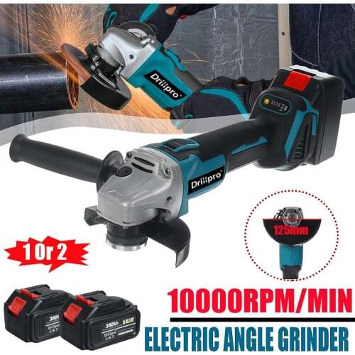125MM Brushless Angle Grinder Cutting Machine Power Tool With Lithium-Ion Battery Electric Grinder for Makita 18V Battery