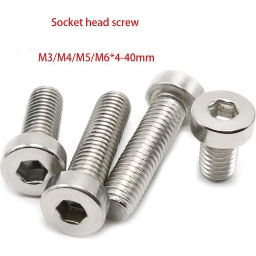 Length 4-40mm M3 M4 M5 M6 304 A2-70 Stainless Steel Din7984 Hex Hexagon Socket Thin Low Short Profile Head Allen Cap Screw Bolt