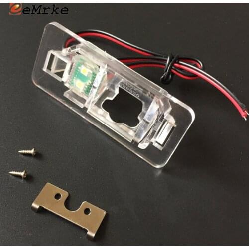 EEMRKE Car Camera Bracket Mount License Plate Lights Housing for Bmw X1 E84 E48 X3 F25 X5 E70 X5 F15 X5M X6 E71 E72 F16 F86