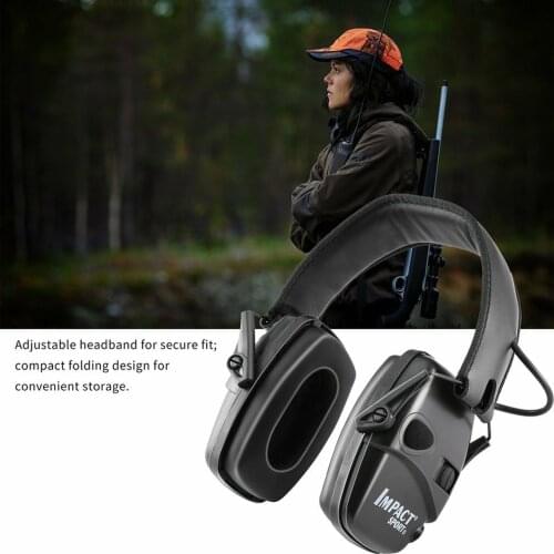 Electronic Shooting Earmuff Anti-Noise Earmuffs Headset Foldable Hearing Sport Outdoor Hunting Fold Ear Protective Features