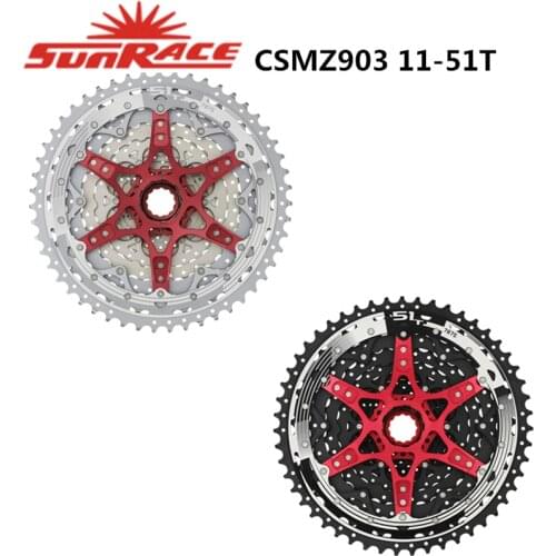 SunRace CSMZ903 CSMZ901 CSMZ601 11-51T Cassette 12 Speed 51T Flywheel 12S A7075 Sprocket Compatible With Shimano SRAM 12s