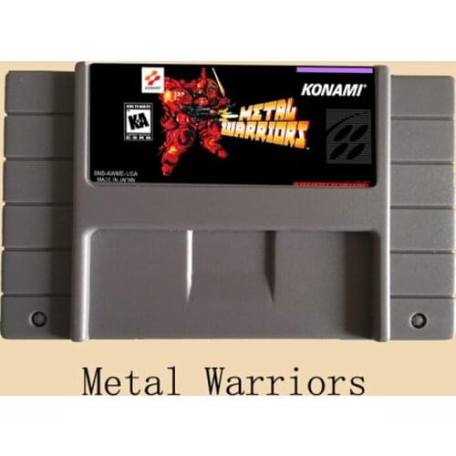 Metal Warriors 16 bit Big Gray Game Card For NTSC Game Player 10Pcs/Lot