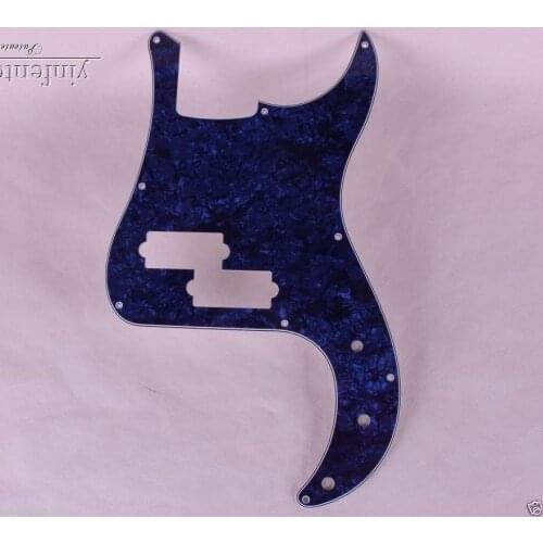 Free shipping 1pcs Electric Guitar Bass Pickguard 3-ply P-Bass pickguard Pearl Blue style #4