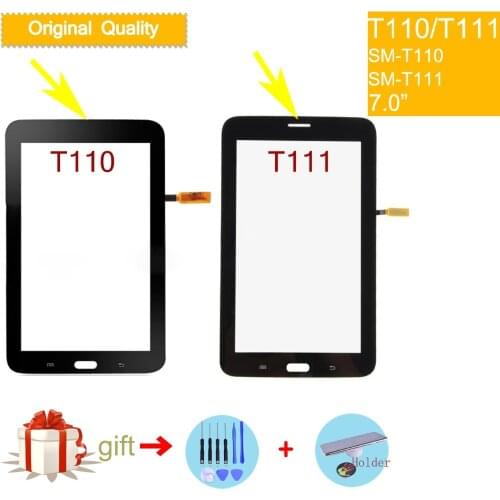 Original Touchscreen For Samsung Galaxy Tab 3 Lite 7.0 SM-T110 T110 SM-T111 T111 Touch Screen Digitizer Front Glass Touch Panel