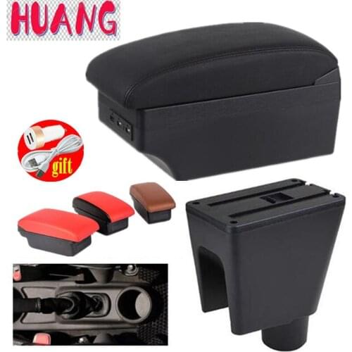 For Chevrolet Spark III Armrest box 2011 2013 2014 2015 2016 Aveo T200 Car armrest box car accessories interior storage box