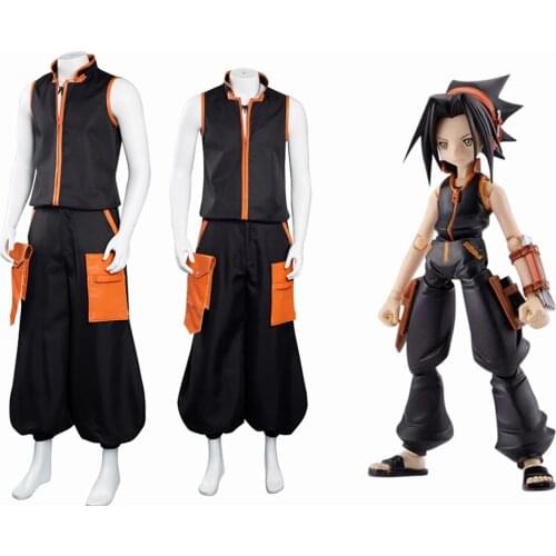 Shaman King The Super Star - Yoh Asakura Cosplay Costume Outfits Halloween Carnival Suit