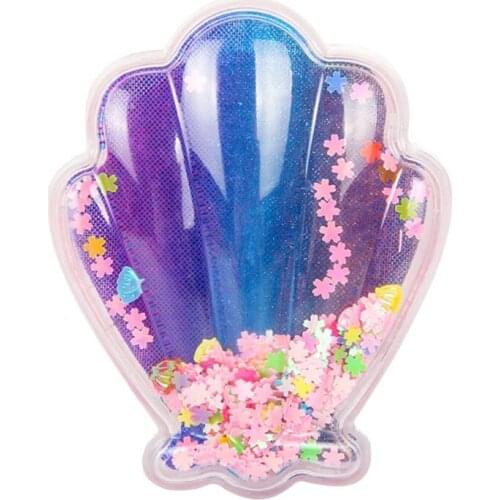 Hair Brush Shell Hair Brush,NO Detangler No Static Hair Brush,Glitter Sparkling Hairbrush for Wet & Dry Hair