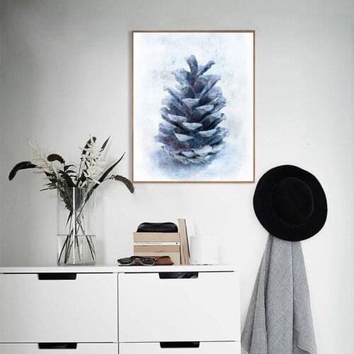Nordic Style Tropical Plant Fir Canvas Painting Print Poster Picture Home Bedroom Wall Art Painting Decoration Can Be Customized