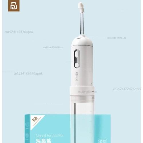 Xiaomi mijia electric nasal washing device 360 degree rotating cleaner nose waterproof allergic rhinitis nasal washing pot