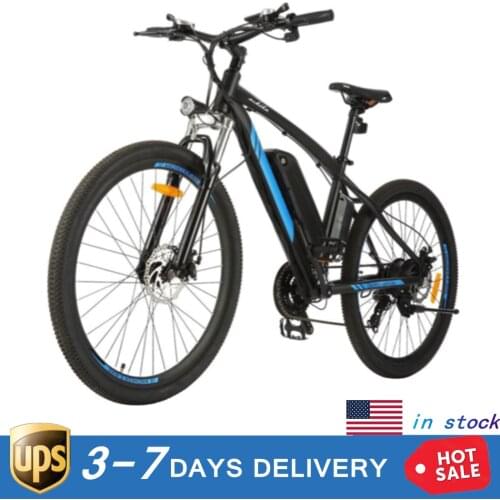 27.5 inchAluminum Alloy Electric Bicycle Cycling Disc Brake 27.5 Inch Wheel Mountain Bike With Headlamp for Adult Mountain Ebike