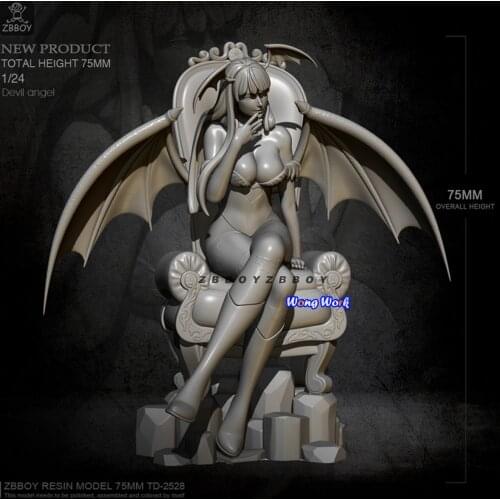 Wong Work Unpainted Resin H75mm 1/24 Unassembled Garage Kits GK Model Kit Figure TD-2528