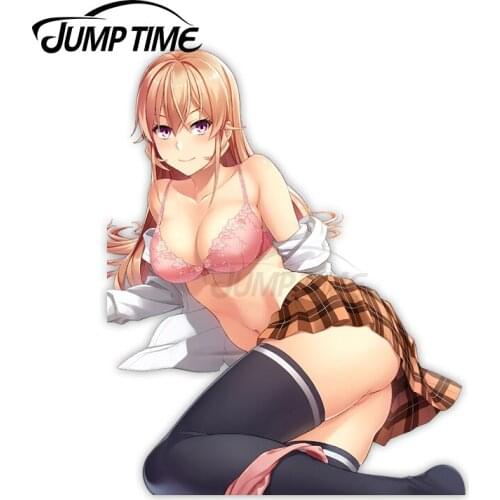 Jump Time 13 x12cm For Shokugekino Souma Nakiri Erina Car Stickers Waterproof Vinyl Material Decal Laptop Graffiti Sticker Decor