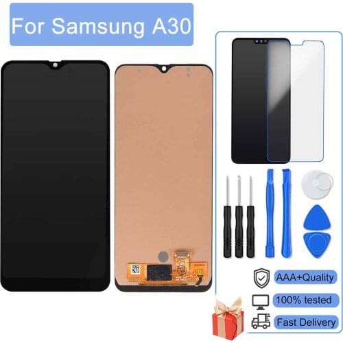 High Quality For Samsung Galaxy A30 A305F A305A LCD Display Screen Replacement Digitizer Assembly 3D Touch Screen 100% Brand New