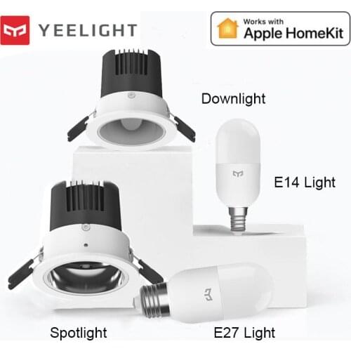 Yeelight Smart downlight Spotlight Ceiling Down Light E27/E14 Mesh LED Bulb Smart Hub Edition For Mijia App For homekit Control