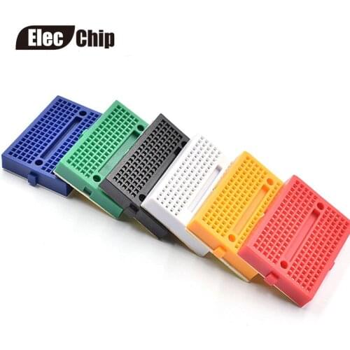 10pcs SYB-170 Mini Solderless Prototype Experiment Test Breadboard 170 Tie-points 35*47*8.5mm