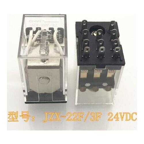 24V relay JZX-22F-3F-24VDC JZX22F3F24VDC JZX 22F 3F 24VDC 11PIN