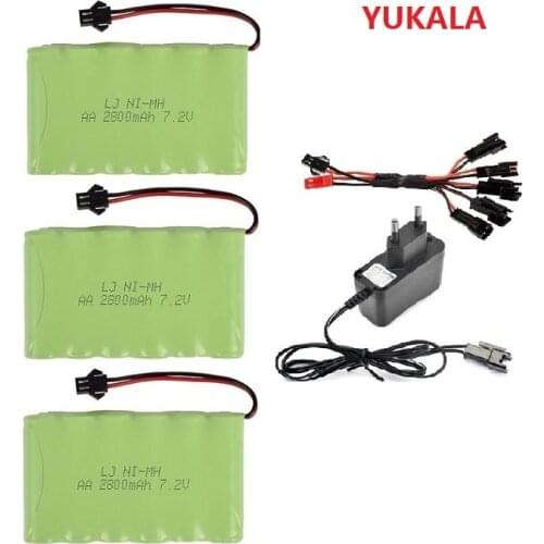 7.2V 2800mAh Ni-MH AA rechargable Batteryfor R/C Truck/ RC car/ RC boat/ RC tank