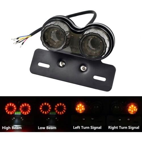 DC12V Motorcycle Red Brake Taillight Bulb Turn Signal LED Light Indicator Lamp