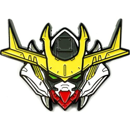 Anime Gundam Barbatos ASW-G-08 Cartoon Enamel Metal Alloy Clothes Bag Hat Lapel Badge Brooch Pin Accessories
