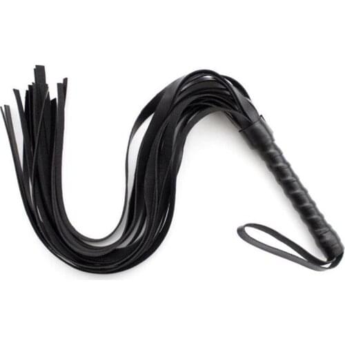 Erotic Fetish Leather Riding Crop Sex Whip Aids Spanking BDSM Bondage Flogger Adult Paddle Slave SM Cosplay Games For Couples