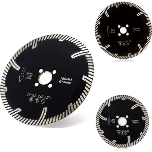 Hot Pressed Super Thin Diamond Turbo Saw Blade Ceramic Tile Cutting Disc Granite Diamond Circular Saw Blade