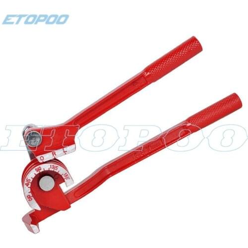 Metric/inch 3 in 1 Tube Bender Pipe Combination Pliers 90/180 Degree For Copper Pipe Lever Type Manual Refrigeration Tool