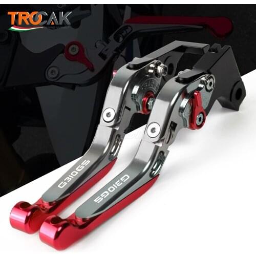 Motorcycle Accessories CNC Aluminum Folding Extendable Brake Clutch Levers For BMW G310R G310GS 2017 2018 2019 2020