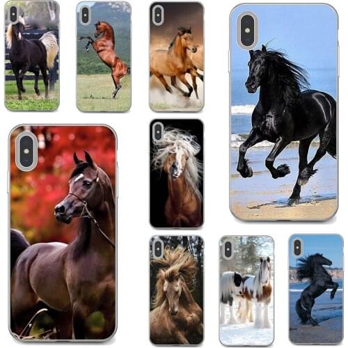 Soft Cases Covers black-Horse For Samsung Galaxy A9 A8 Star Lite A3 A5 A7 A6 Plus 2018 2015 2016 2017