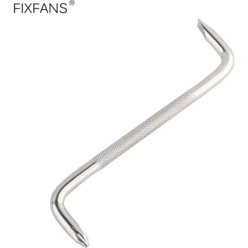 FIXFANS Z Shaped Offset Screwdriver, 6mm Slotted Flat Head and PH2 Phillips Screwdriver