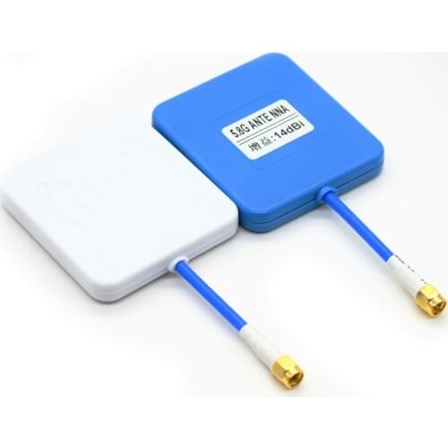 Panel/Patch High Gain 5.8 GHz 14DBi Video/Audio Receiver Antenna for Long Range Racing Drone Airplane Qucdcopter VTX